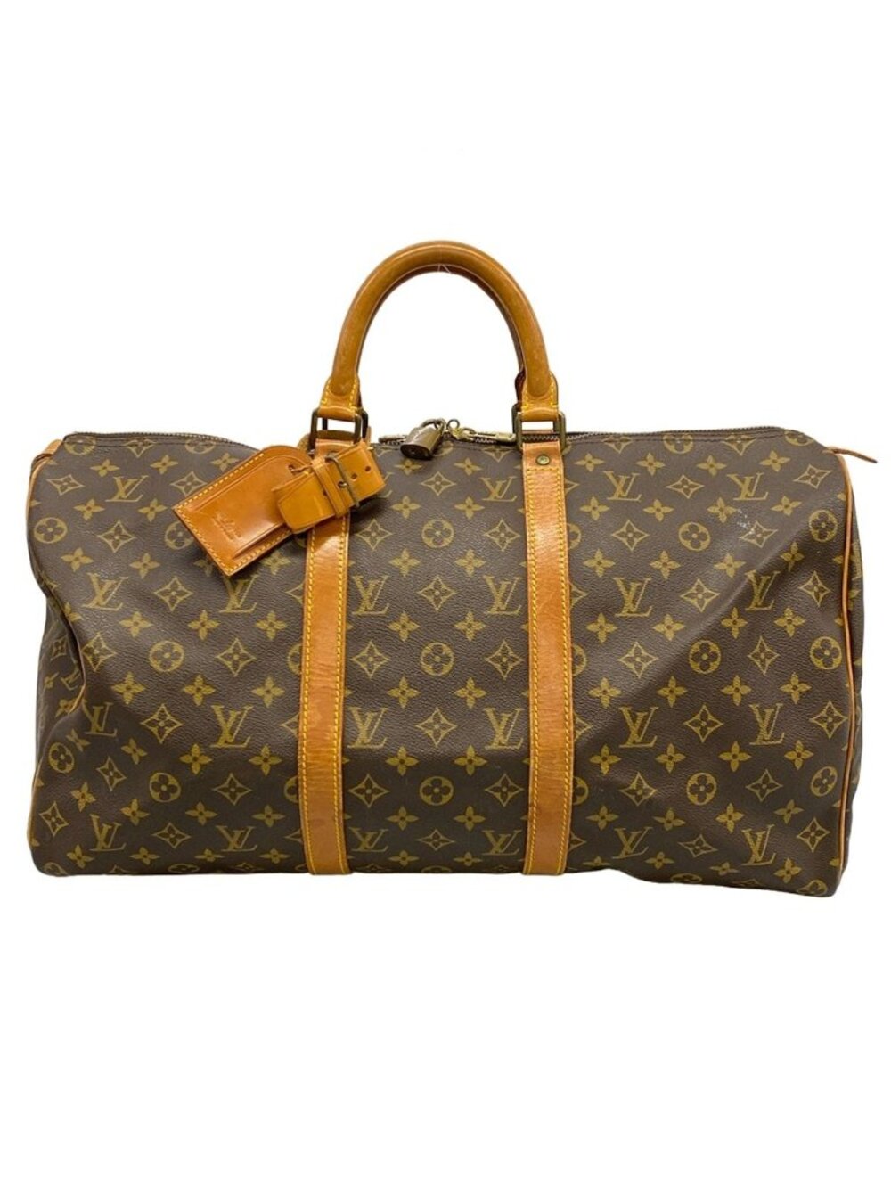 Louis Vuitton Boston Bag Monogram Keepall 50